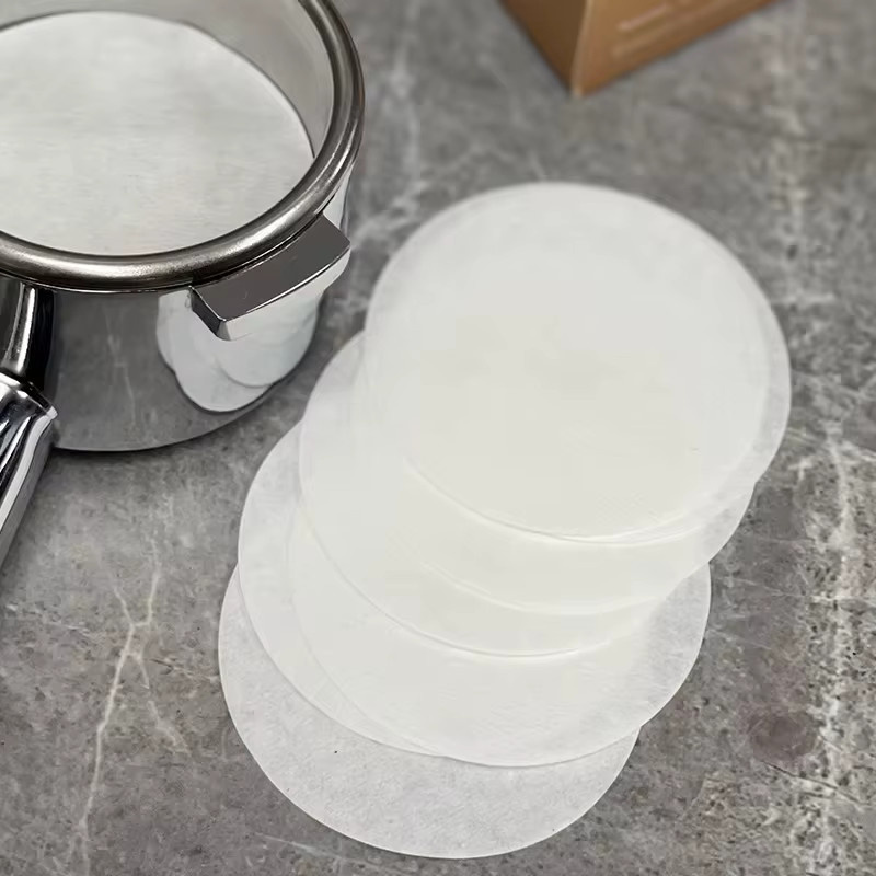 ALIKISSCAFE Einweg-Kaffeefilterpapier für Siebträger Espresso in Weiß, passend für 51 mm, 54 mm und 58 mm Siebe - Bild 4