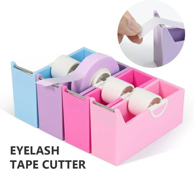 GLAMLASH Wimpernverlängerungsband Cutter Dispenser, Blue, Matt, Unisex - Bild 1