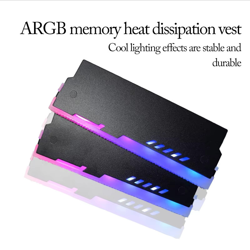 AuyiHomu ARGB RAM-Kühlkörper mit adressierbarer RGB-Speicherkühlung in Multicolour - Bild 2