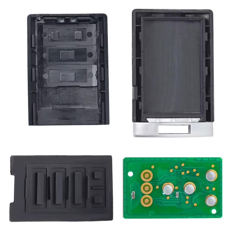 KEYECU Smart Remote Autoschlüsselanhänger für Cadillac CTS DTS STS SRX Escalade ESV EXT 2007–2014, 315 MHz, FCC ID: OUC6000066, Schwarz - Bild 2