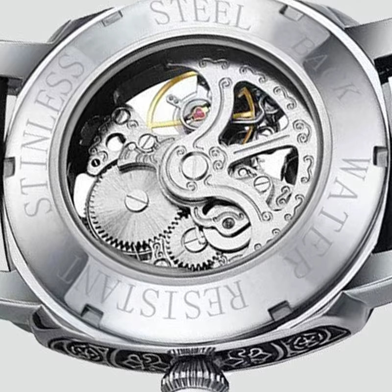 CAROTIF Armbanduhr Automatik, Edelstahl, Silber, Herren - Bild 2