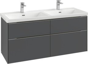 Villeroy & Boch Waschtischunterschrank Subway 3.0 in Grau, Wandhängend, B/H/T: 127,2 x 56,6 x 47,8 cm - Bild 1