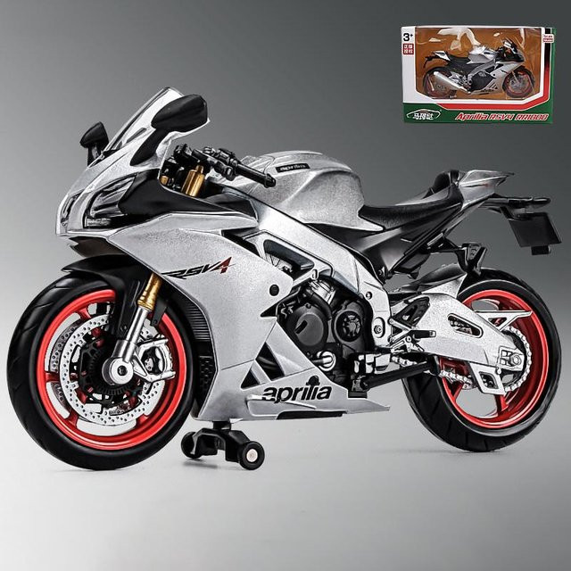 Aprilia Rsv4 Rr1000 Motorrad Modell, 1:12, Metall, ab 3 Jahren - Bild 1