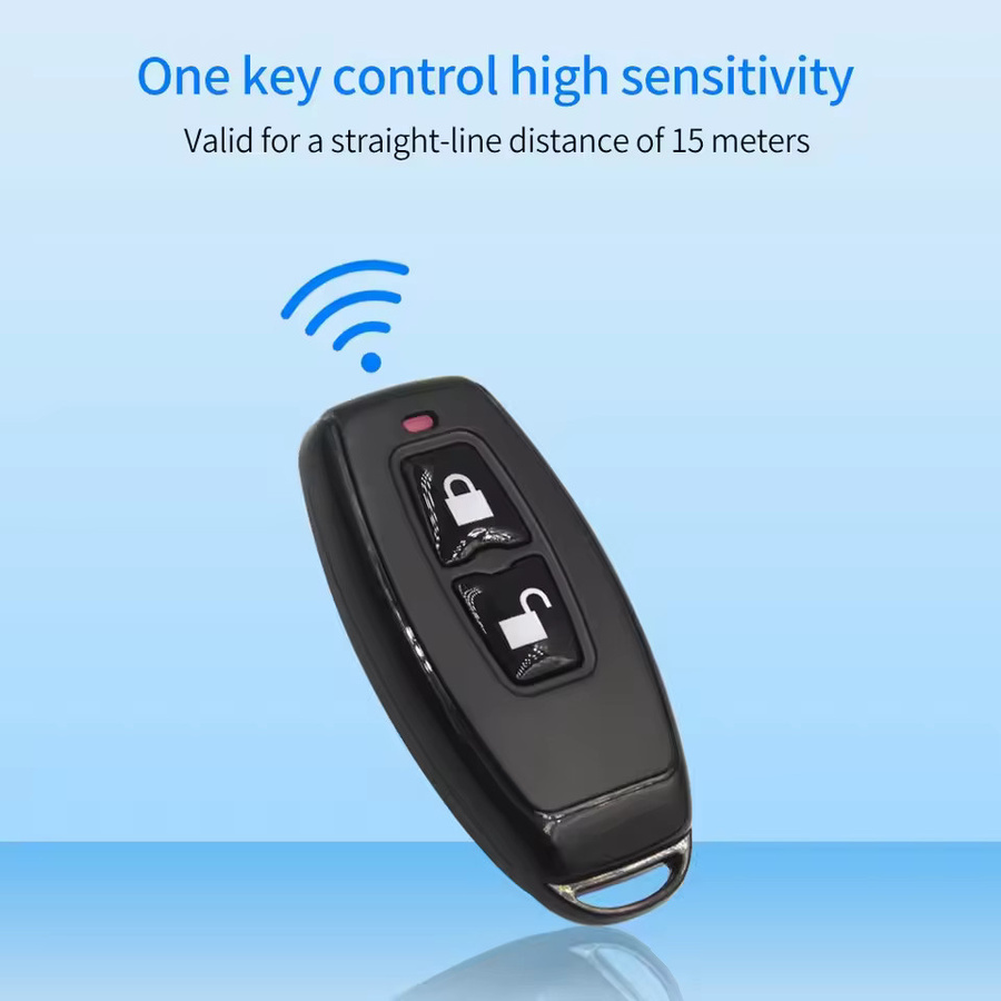 TTlock R1 Wireless Fernbedienung 2,4 GHz und 868 MHz Schlüsselanhänger für Smart Lock Türzugangsgeräte mit TTlock App in Schwarz - Bild 2