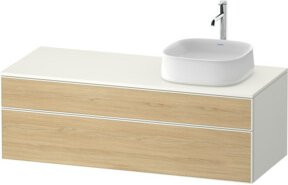 Duravit Waschtischunterschrank Zencha in Weiß mit Einrichtungs-System B/T/H: 130 x 55 x 44,2 cm - Bild 1