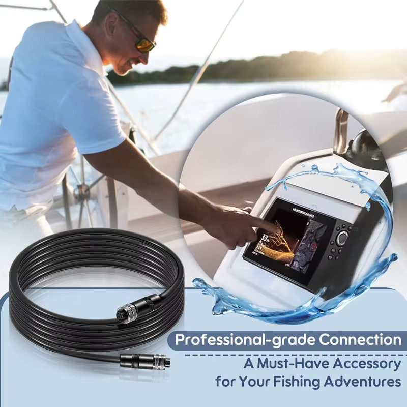 Humminbird Boot-Ethernet-Kabel 720073-2 AS EC 10E in Schwarz, 3 Meter Länge für SOLIX, Helix G2N, G1, Onix, ION und die Serien 1100, 900, 800, 700 - Bild 6