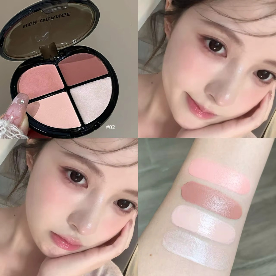 Herorange Multi-Color Blush Balm, Schimmernd, Unisex - Bild 2