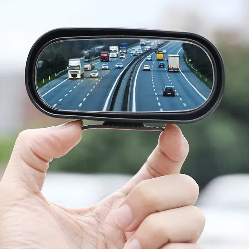 Verstellbarer Weitwinkel-Autospiegel als zusätzlicher Rückspiegel zur Vermeidung des toten Winkels, Universal-Autozubehör in Schwarz oder Weiß - Bild 3