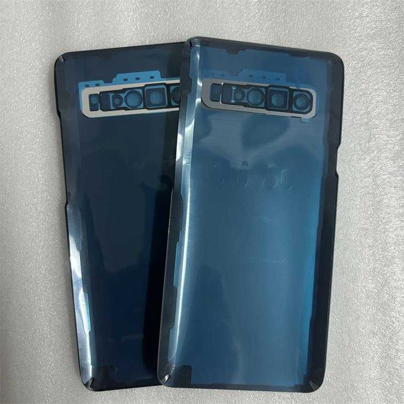 Samsung Galaxy S10 5G Ersatzgehäuse mit 3D-Glaspanel und Kameraglas in Schwarz - Bild 1