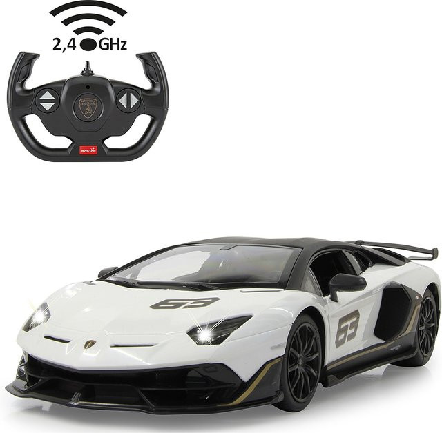Jamara Lamborghini Aventador SVJ Performance ferngesteuertes Fahrzeug 1:14 weiß - Bild 3