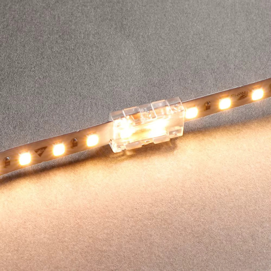 YJCAL SMD-LED-Drahtverbinder für RGB-Streifen, lötfreier Schnellklemmenblock in Transparent - Bild 5