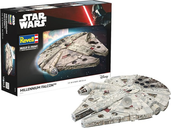 Revell Millennium Falcon, Science Fiction Bausatz, 1:72, ab 10 Jahren