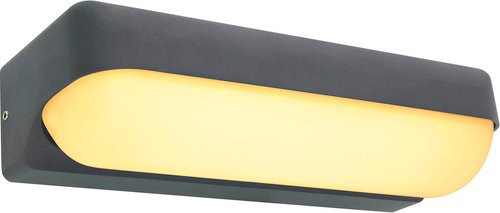 GLOBO LIGHTING Außenleuchte HONNA Wandleuchte aus Aluminiumdruckguss in Grau mit LED und Leuchtmittel, IP54 - Bild 1