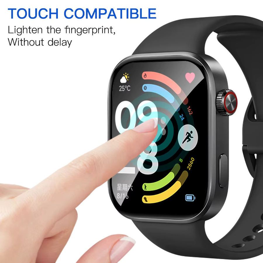 ONM Displayschutzfolie für Xiaomi Redmi Watch 6, transparent, HD-klar und kratzfest - Bild 4