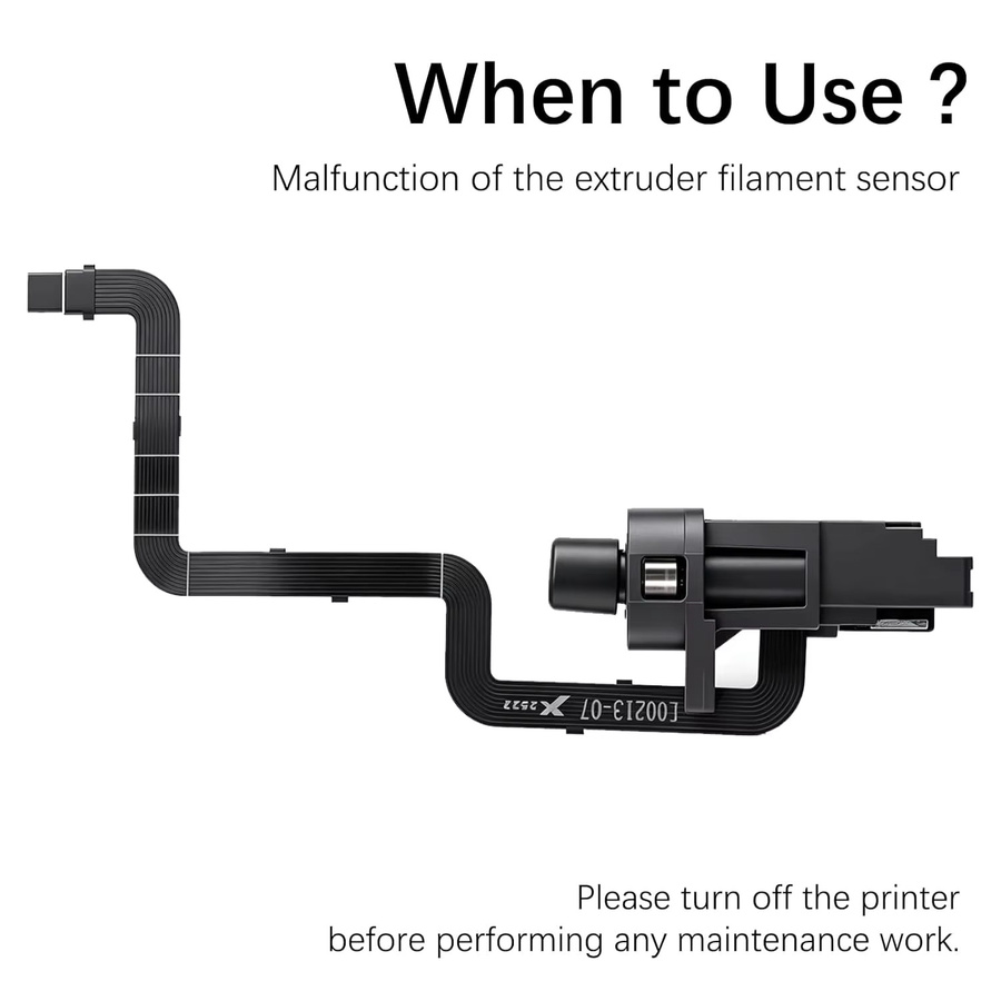 BambuLab Original H2S Filament-Sensor Ersatzteil für FDM 3D-Drucker in Schwarz - Bild 3