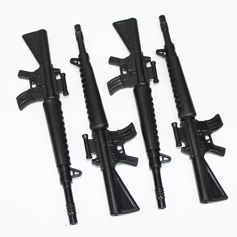 3-teiliges Set Kawaii Gelstifte in Pistolenform für kreativen Schulbedarf, Farbe: Schwarz - Bild 4