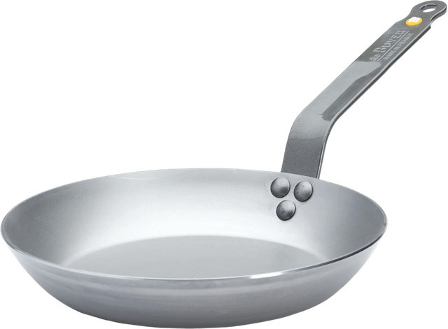 De Buyer Mineral B Bratpfanne aus Carbonstahl, Silber, Durchmesser: 24 cm - Bild 1