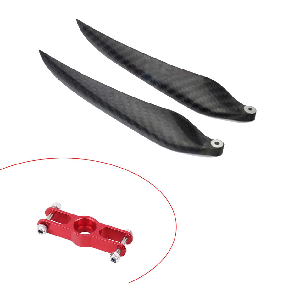 Carbon Fiber Folding Propeller Modell 9,5x5,10x6,11x6,11x8,12x6,13x7,14x8, RC Flugzeug Requisiten, Starrflügel RC Multirotor - Bild 2