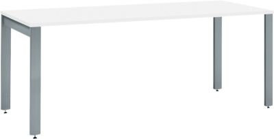 Schäfer Shop Select Schreibtisch LOGIN 4-Fuß Büro Weiß/Basaltgrau B/T/H: 160 x 80 x 74 cm - Bild 1
