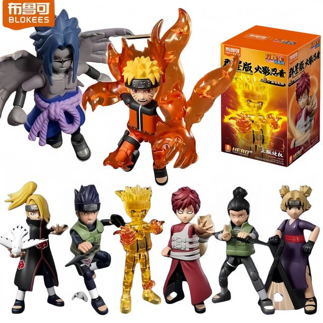 BLOKEES Naruto Blind Box, Actionfiguren Modelle, Einzelfigur - Bild 1