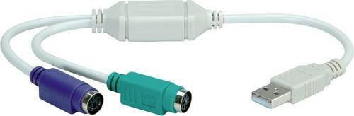 VALUE USB auf 2x PS/2 Konverter in Weiß - Bild 1