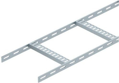 OBO Bettermann Kabelleiter aus Metall in Silber, L: 200 cm, B: 7,5 cm, H: 2,5 cm - Bild 1