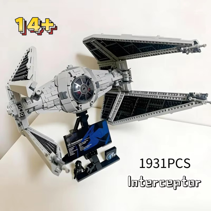 Hot Toys Star Wars Interceptor Starfighter, Modellbausatz, 1.931 Teile, ab 14 Jahren - Bild 5