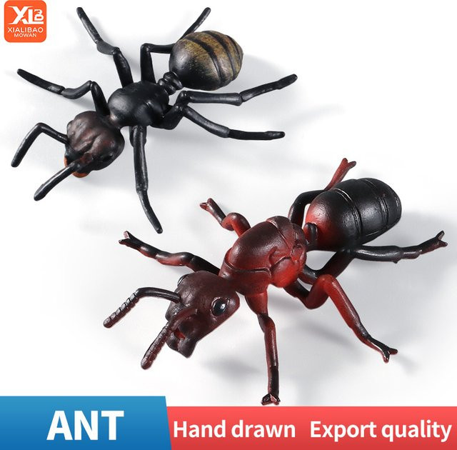 XIALIBAOMOWAN Ameise, Actionfiguren, Tiere, Schwarz, Kunststoff - Bild 1