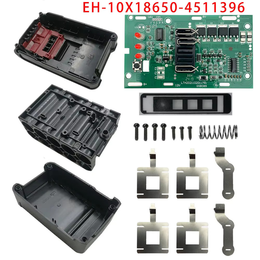 Einhell Li-Ion Akku PCBA Ladeschutz Platine für Power X-Change 18V 20V Lithium Box Shell Gehäuse - Bild 3