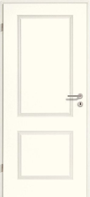 Zimmertür GetaDoor Brillant Classic 4002 in Weiß, Landhausstil, Anschlag Links, B: 61,0 cm, H: 198,5 cm - Bild 1