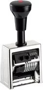 REINER Paginierstempel Numeroteur B6 in Schwarz und Silber mit Maßen B: 23 mm, H: 5 mm - Bild 1