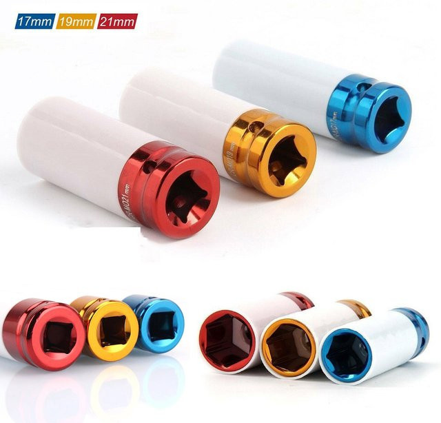 Vibratite Reifen Schutzhülse Set für Radmuttern zur Felgenschonung in den Größen 17mm, 19mm und 21mm - Bild 1