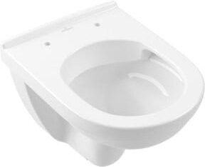 Villeroy & Boch Wand-WC O.NOVO Compact Tiefspüler, weiß, randlos, waagerechter Abgang, B: 36 cm, T: 49 cm - Bild 1