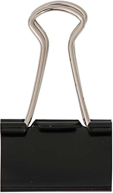 Rico Design Paper Poetry Foldback Klammern schwarz 32mm 6 Stück - Bild 1
