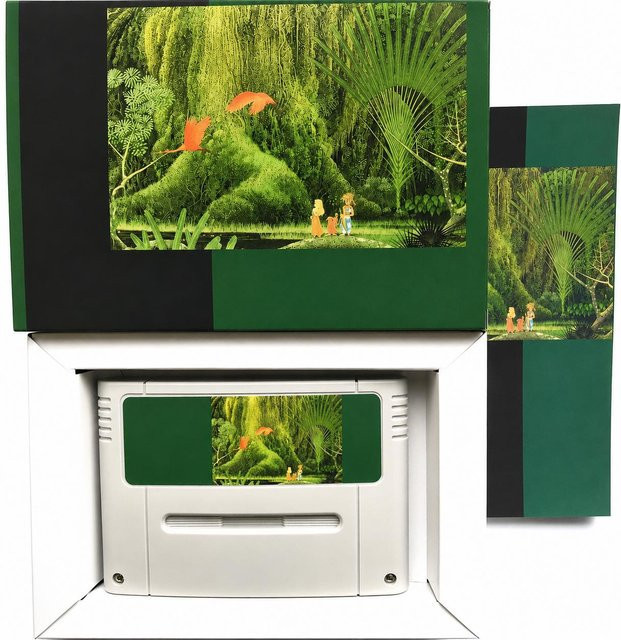 Secrets of Mana Premium 16-Bit Action-RPG Retro-Spielkarte Französische Sammleredition mit Box, Anleitung und FRAM-Speicherpatrone - Bild 1