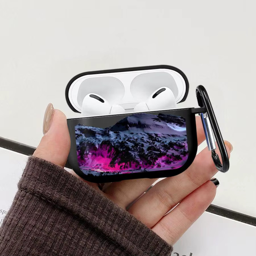 Snow Mountain Airplane Case Schutzhülle für Apple AirPods Pro, Pro 2, Pro 3, AirPods 3, 2 und 4 - Bild 3