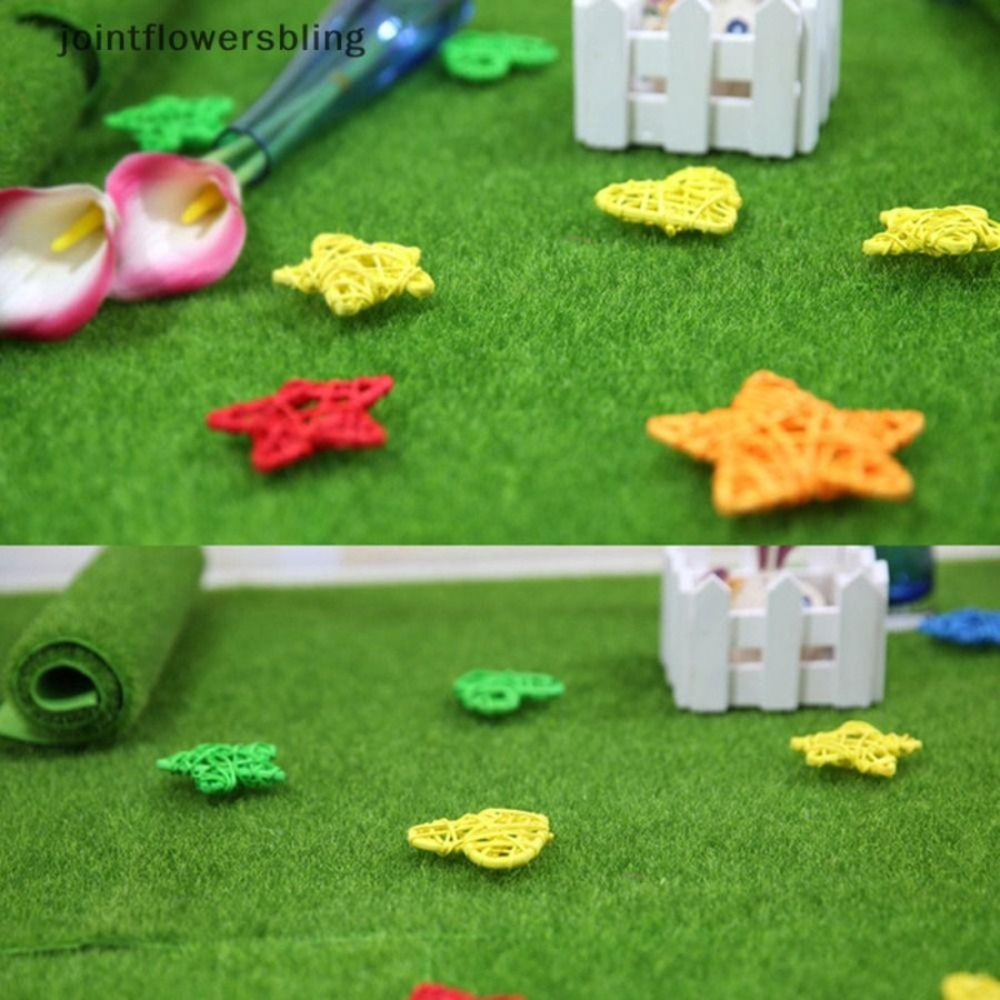 Grüne Grasmatte aus Kunststoff und Vliesstoff für DIY Micro Landschaften und künstliche Rasenflächen - Bild 3