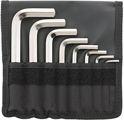 Stahlwille Winkelschraubendreher-Set 10760 CV/8 aus Chrom-Vanadium-Stahl, 8-teilig, Farbe Silber - Bild 1