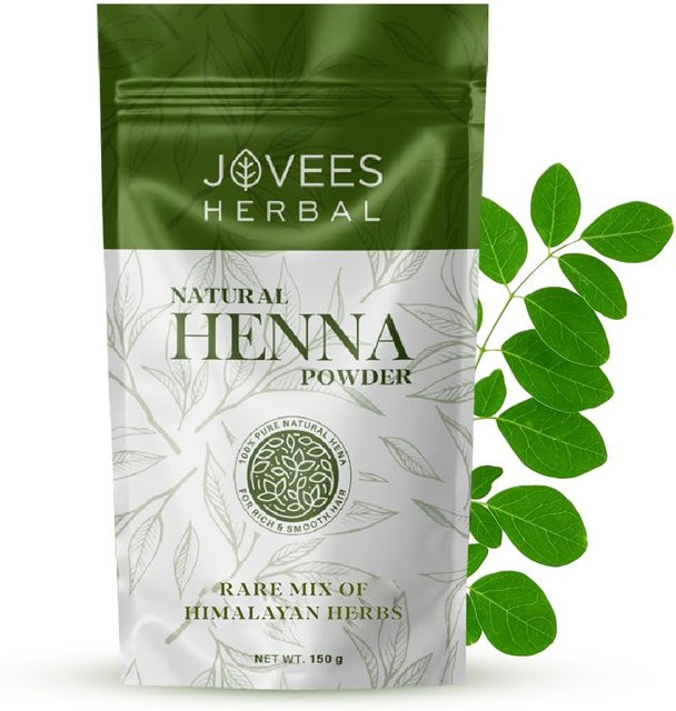 Jovees Herbal Mehandi Henna Pulver mit Amla, Shikakai, Brahmi, 150g - Bild 1
