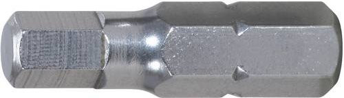 KS Tools Innensechskant Bit aus Edelstahl in Silber, Antrieb: 1/4 Zoll, Abtrieb: 6 mm, Länge: 25 mm - Bild 1