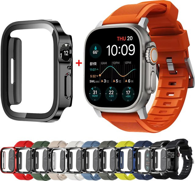 Hiyii Uhrenarmband Fluorkautschuk, Apple Watch Ultra 2, 49 mm - Bild 1
