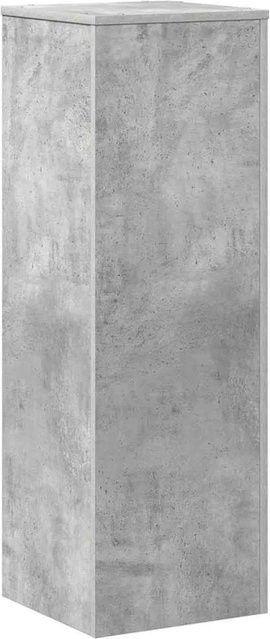 vidaXL Pflanzenständer aus Holzwerkstoff in Betongrau, minimalistisches Design, B/T/H: 33 x 33 x 100 cm - Bild 1