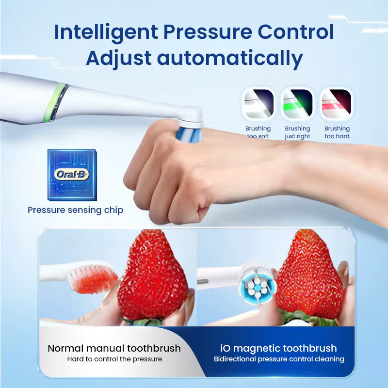 Oral-B iO Series 3 Smart Zahnbürste, Weiß, Wiederaufladbar - Bild 3