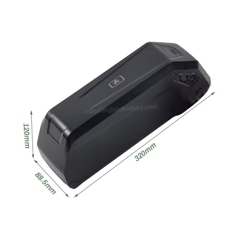 Hailong Downtube E-Bike-Akku Li-Ionen-Akku in Schwarz für 250W bis 1000W Motoren mit 13Ah - Bild 3