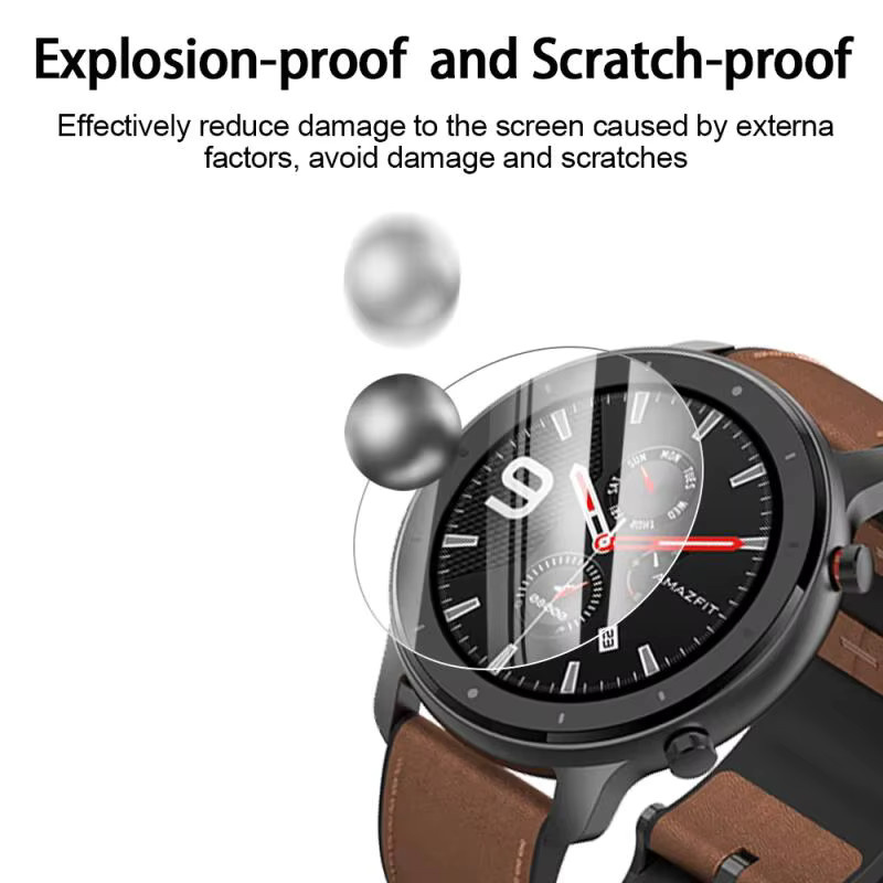 Amazfit GTR Displayschutzfolien, 42 mm, 47 mm, transparent - Bild 2