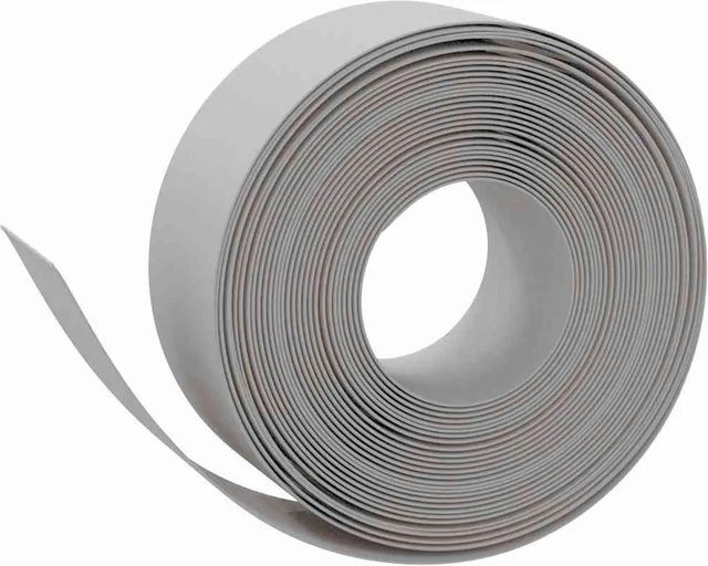 vidaXL Rasenkanten aus Polyethylen in Grau, 4 Stück, Gesamtlänge: 10 m, Höhe: 20 cm - Bild 1