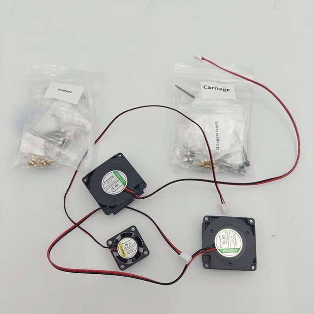 Funssor XOL Toolhead Carriage Screw Fasteners Cooling Fans Kit in Schwarz für FDM-Drucker - Bild 1