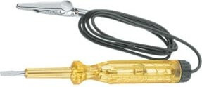 Gedore Spannungsprüfer 4611 Schlitz 3 mm Gelb 6-24 V - Bild 1