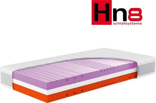 HN8 SCHLAFSYSTEME Sleep Balance Pro 7-Zonen Kaltschaum-Matratze mit Wendefunktion, H3/H4, B: 80 cm, L: 200 cm - Bild 1