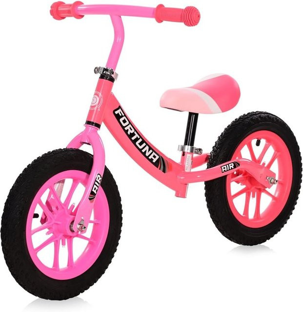 Lorelli Fortuna Laufrad 12 Zoll pink mit Licht und verstellbarem Lenker - Bild 1